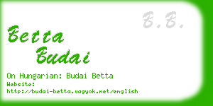 betta budai business card